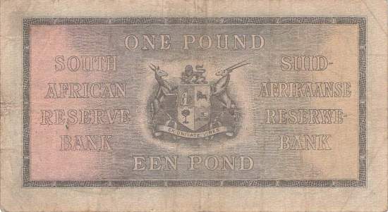 Südafrika p84e 1 Pound 1940